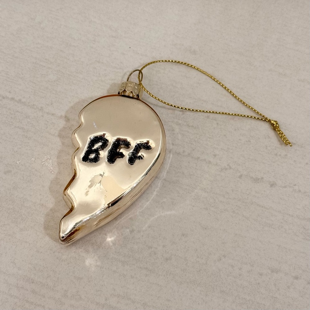 Gold BFF Ornament ✨